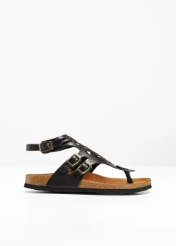 bonprix bonprix Zapatos Primavera-Verano|Ropa De Playa>Sandalias de piel Negro