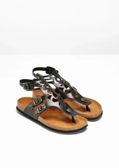 bonprix bonprix Zapatos Primavera-Verano|Ropa De Playa>Sandalias de piel Negro