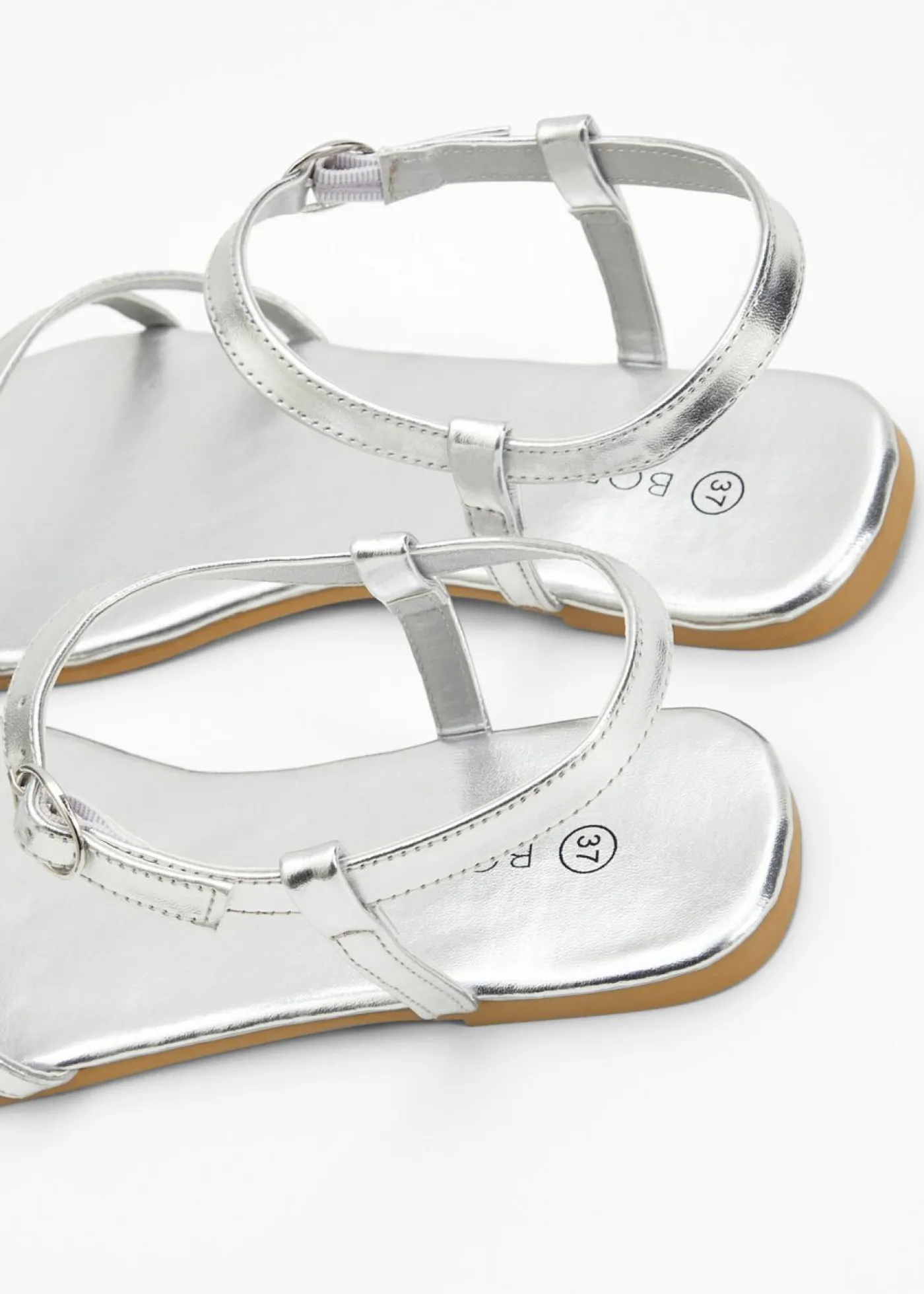 bonprix bonprix Tendencias·Zapatos Veganos|Tendencias·Fiesta>Sandalias de tiras Plata