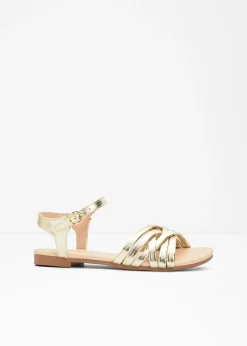 bonprix bonprix Zapatos Primavera-Verano>Sandalias planas Oro