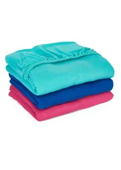 bonprix bonprix Muebles De Dormitorio·Colchones Y Toppers|Sábanas Y Fundas De Colchón>Sábana ajustable de punto premium turquesa