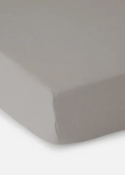 bonprix bonprix Muebles De Dormitorio·Colchones Y Toppers|Sábanas Y Fundas De Colchón>Sábana bajera de punto de 40 cm Marrón grisáceo claro