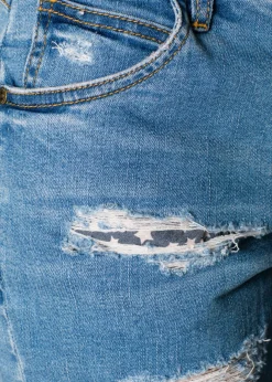 Mujer bonprix bonprix Shorts vaqueros con rotos y rasgaduras