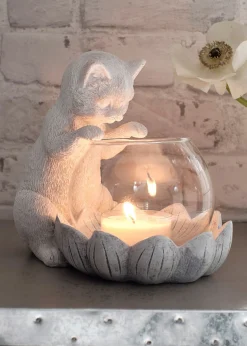 bonprix bonprix Muebles De Exterior·Decoración E Iluminación De Jardín|Muebles De Sala De Estar·Decoración>Soporte de velas Blanco