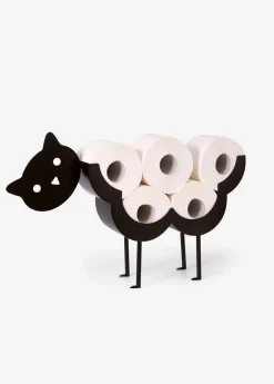 bonprix bonprix Figuras Y Accesorios Decorativos>Soporte para papel higiénico con diseño de gato Negro