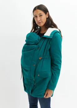 Mujer bonprix bonprix Suave chaqueta premamá/de porteo 3 en 1