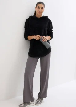 Mujer bonprix bonprix Suave jersey polar largo con corte holgado