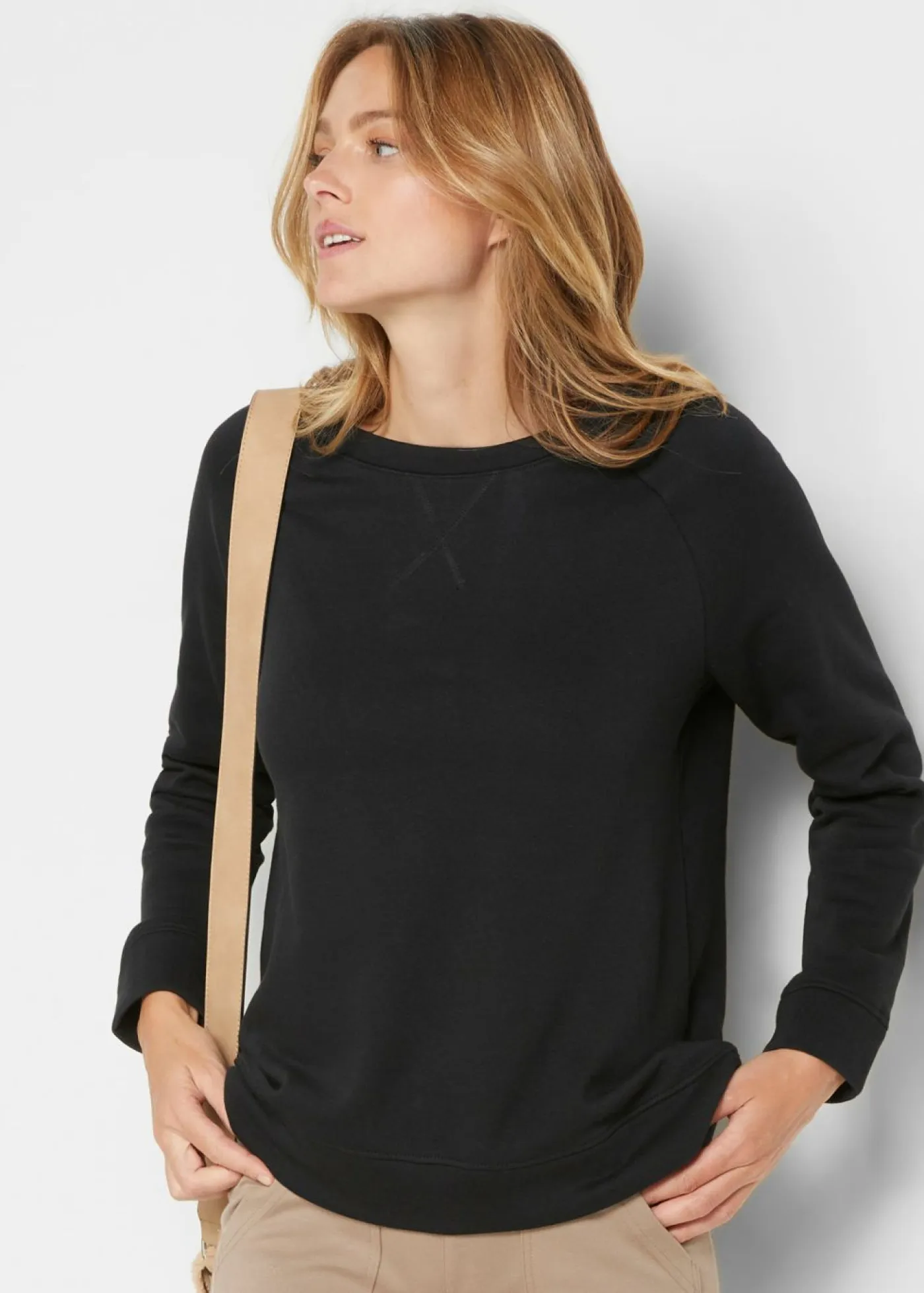 bonprix bonprix Básicos|Ropa Cómoda>Sudadera Negro