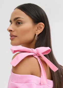 Mujer bonprix bonprix Sudadera ancha con un hombro al descubierto