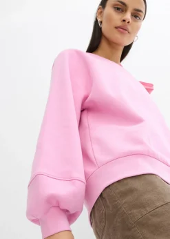 Mujer bonprix bonprix Sudadera ancha con un hombro al descubierto