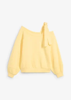 Mujer bonprix bonprix Sudadera ancha con un hombro al descubierto
