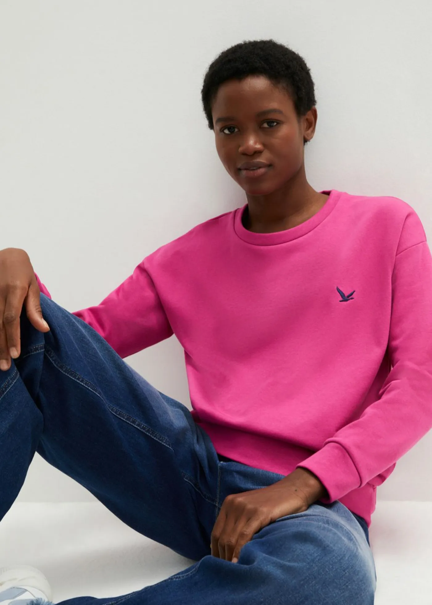 bonprix bonprix Ropa Cómoda>Sudadera con bordado Magnolia