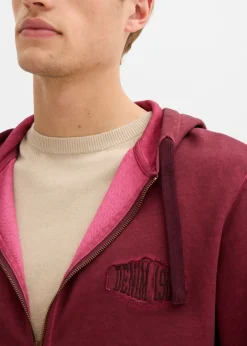 Hombre bonprix bonprix Sudadera con capucha con efecto desgastado