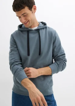 Hombre bonprix bonprix Sudadera con capucha de algodón puro