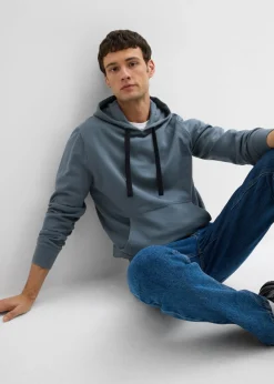 Hombre bonprix bonprix Sudadera con capucha de algodón puro