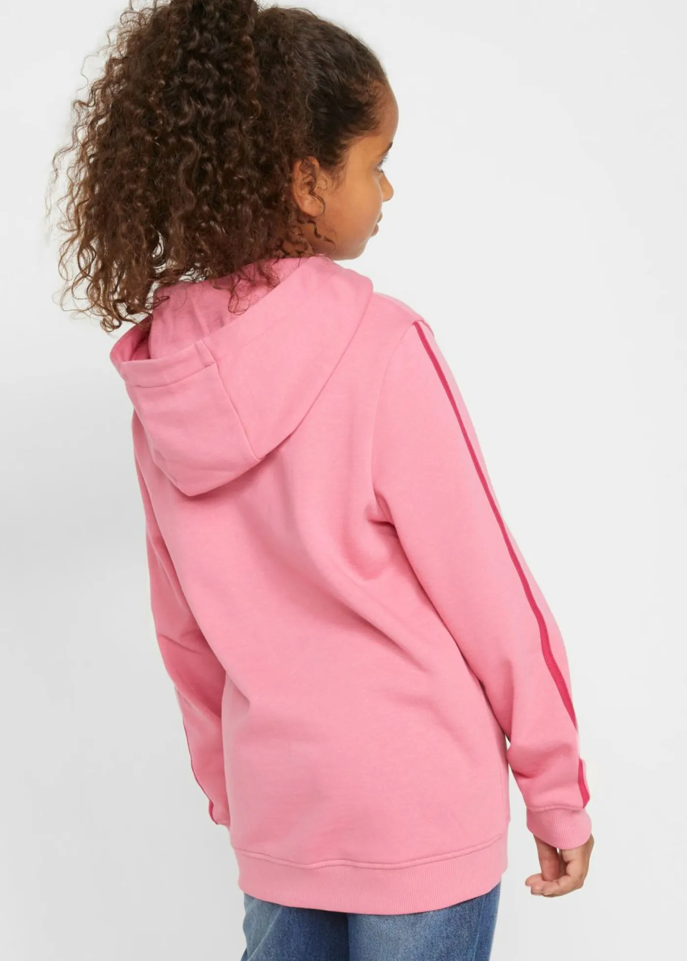 bonprix bonprix Ropa 9 A 16 Años·Sudaderas Y Jerséis>Sudadera con capucha de algodón orgánico Rosa