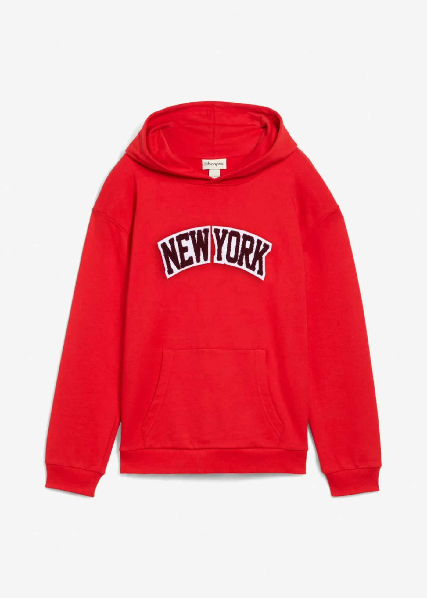 bonprix bonprix Ropa 9 A 16 Años·Sudaderas Y Jerséis>Sudadera con capucha de algodón fresa