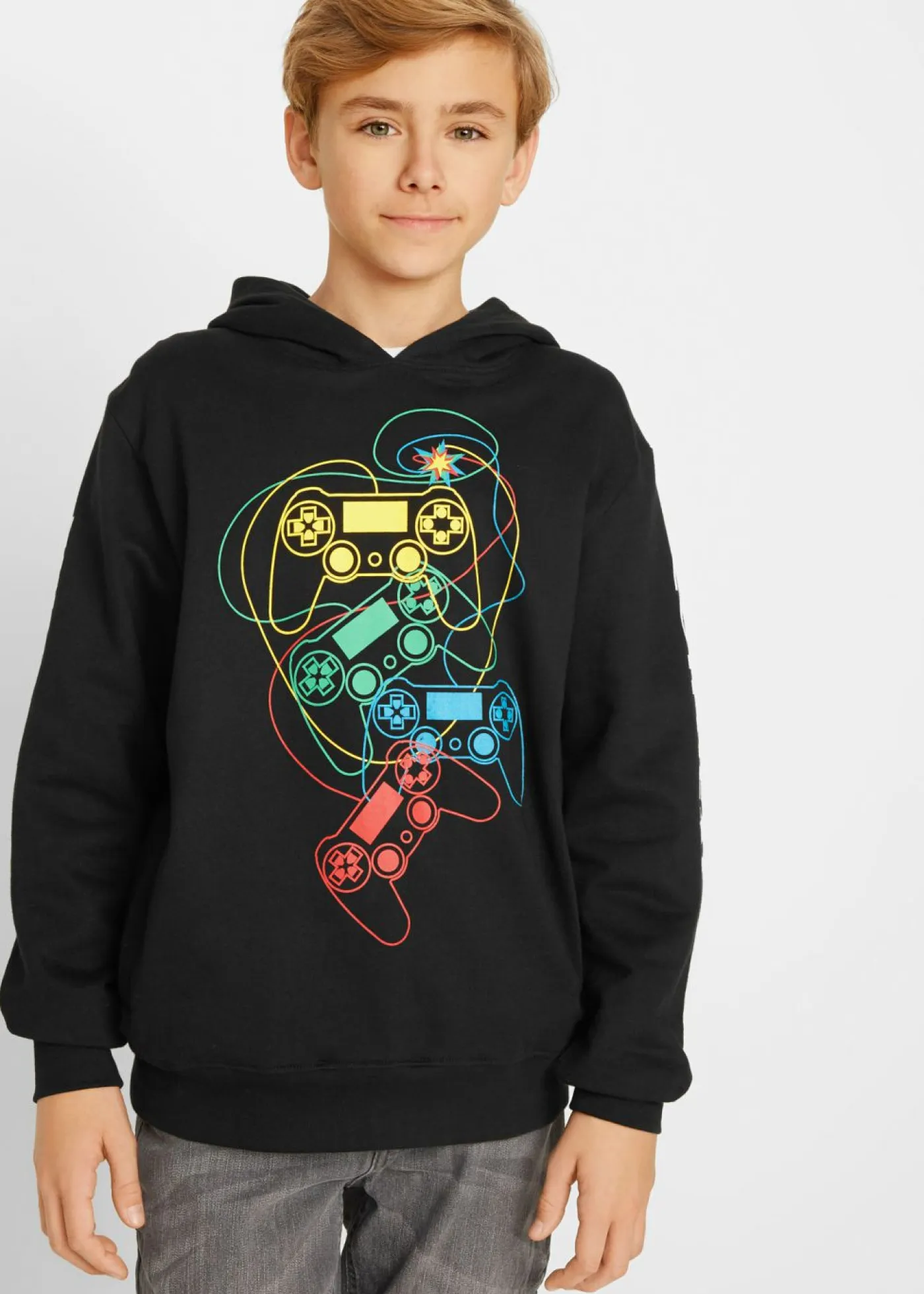 Niños bonprix bonprix Sudadera con capucha de algodón orgánico