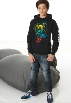 Niños bonprix bonprix Sudadera con capucha de algodón orgánico