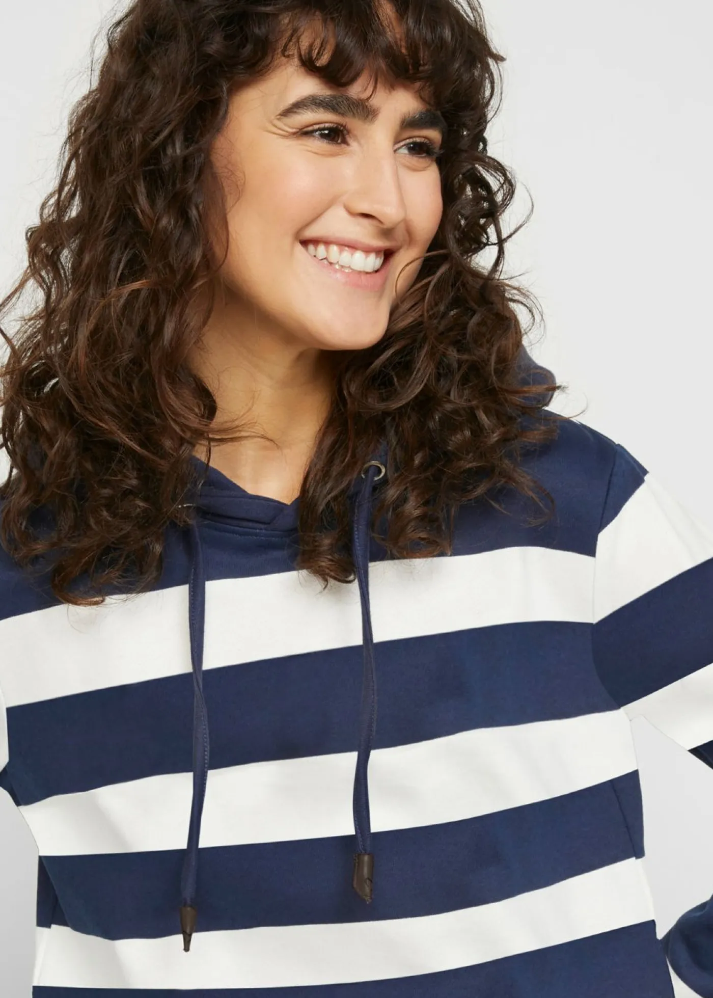 Mujer bonprix bonprix Sudadera con capucha de algodón puro