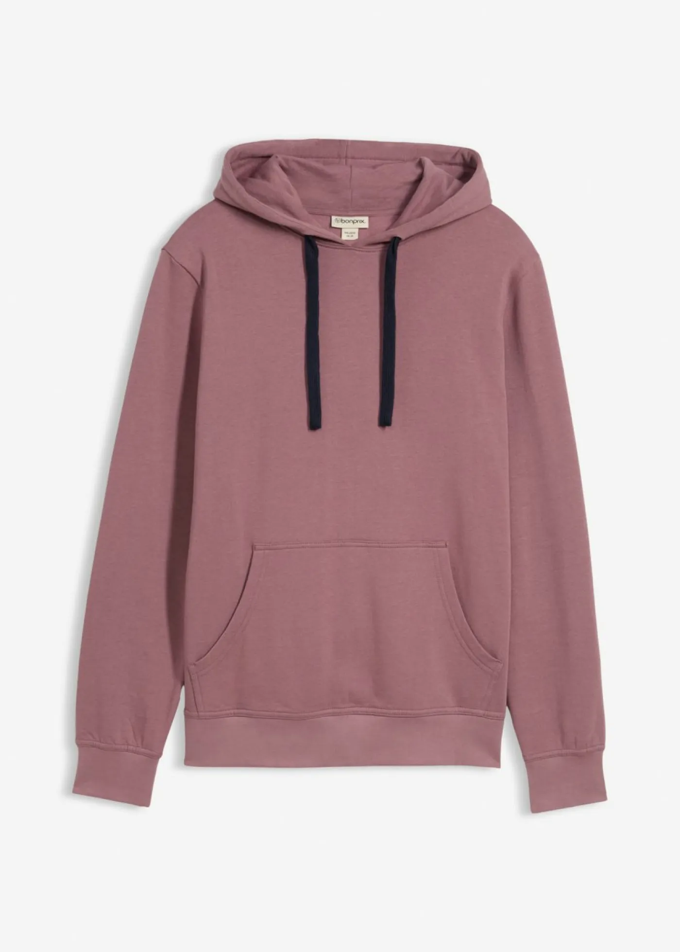 bonprix bonprix Básicos En Rebajas|Chándals>Sudadera con capucha de algodón puro Violeta mate