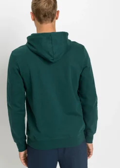 Hombre bonprix bonprix Sudadera con capucha de algodón puro
