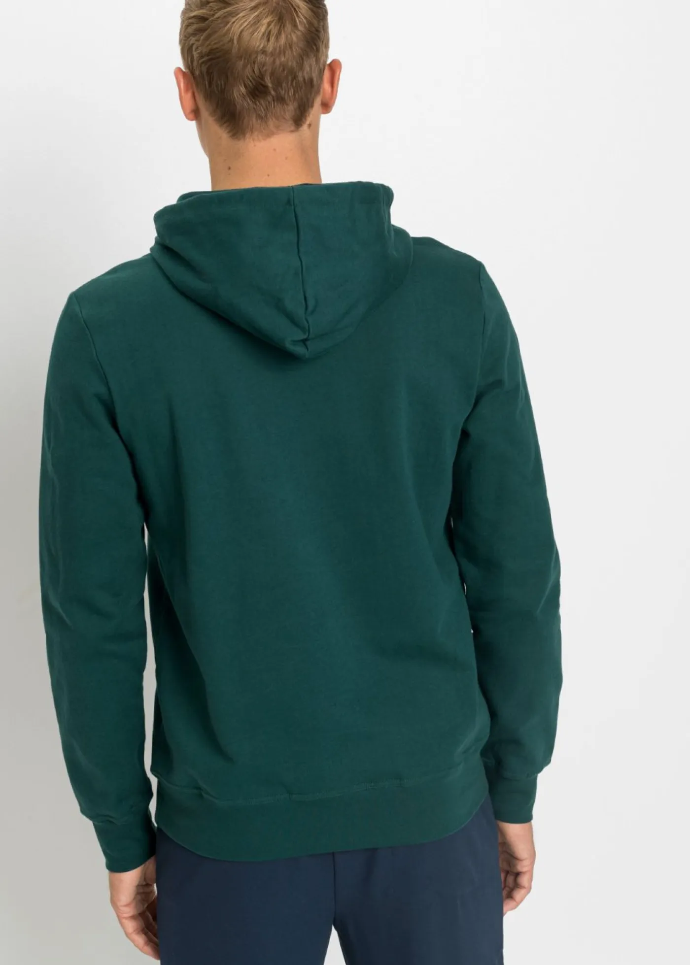 Hombre bonprix bonprix Sudadera con capucha de algodón puro