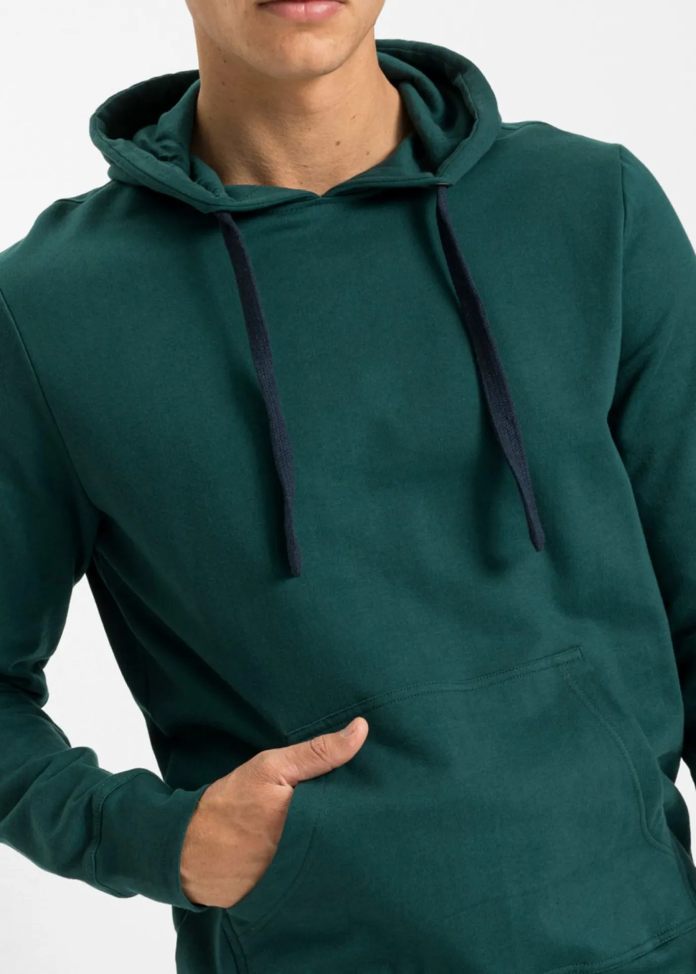 Hombre bonprix bonprix Sudadera con capucha de algodón puro