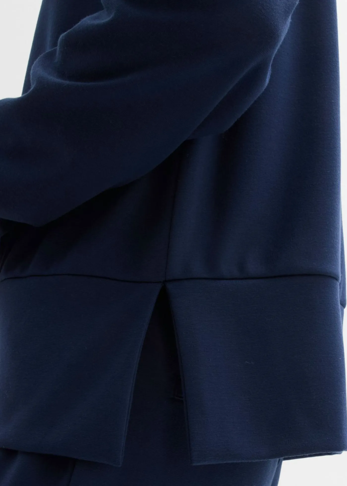 bonprix bonprix Ropa Cómoda>Sudadera con capucha de cómodo tejido Punto di Roma Azul marino