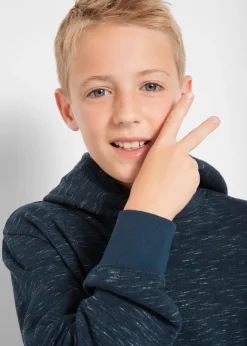 Niños bonprix bonprix Sudadera con capucha de suave mezcla de algodón