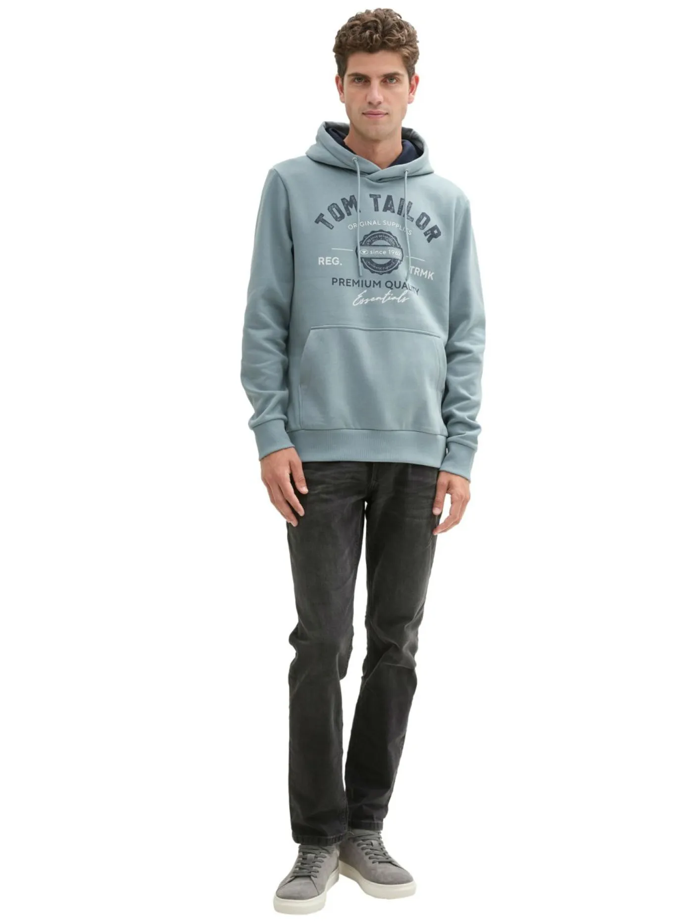 bonprix Tom Tailor Chándals>Sudadera con capucha de Tom Tailor Gris