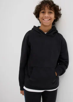 Niños bonprix bonprix Sudadera con capucha en suave mezcla de algodón