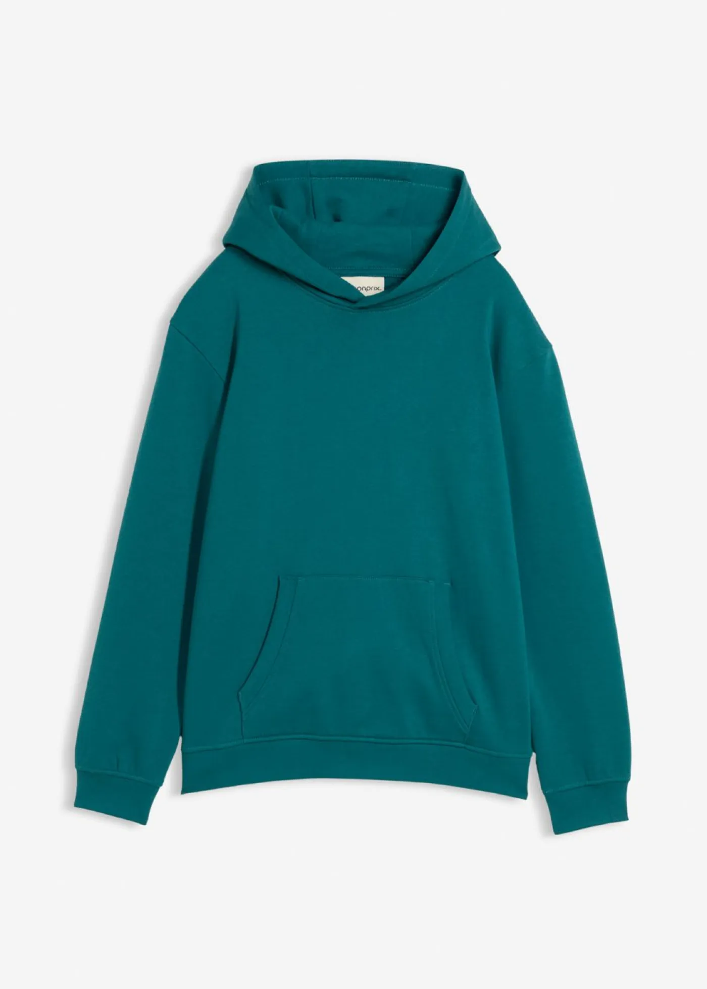 bonprix bonprix Ropa 9 A 16 Años·Sudaderas Y Jerséis>Sudadera con capucha en suave mezcla de algodón Azul petróleo