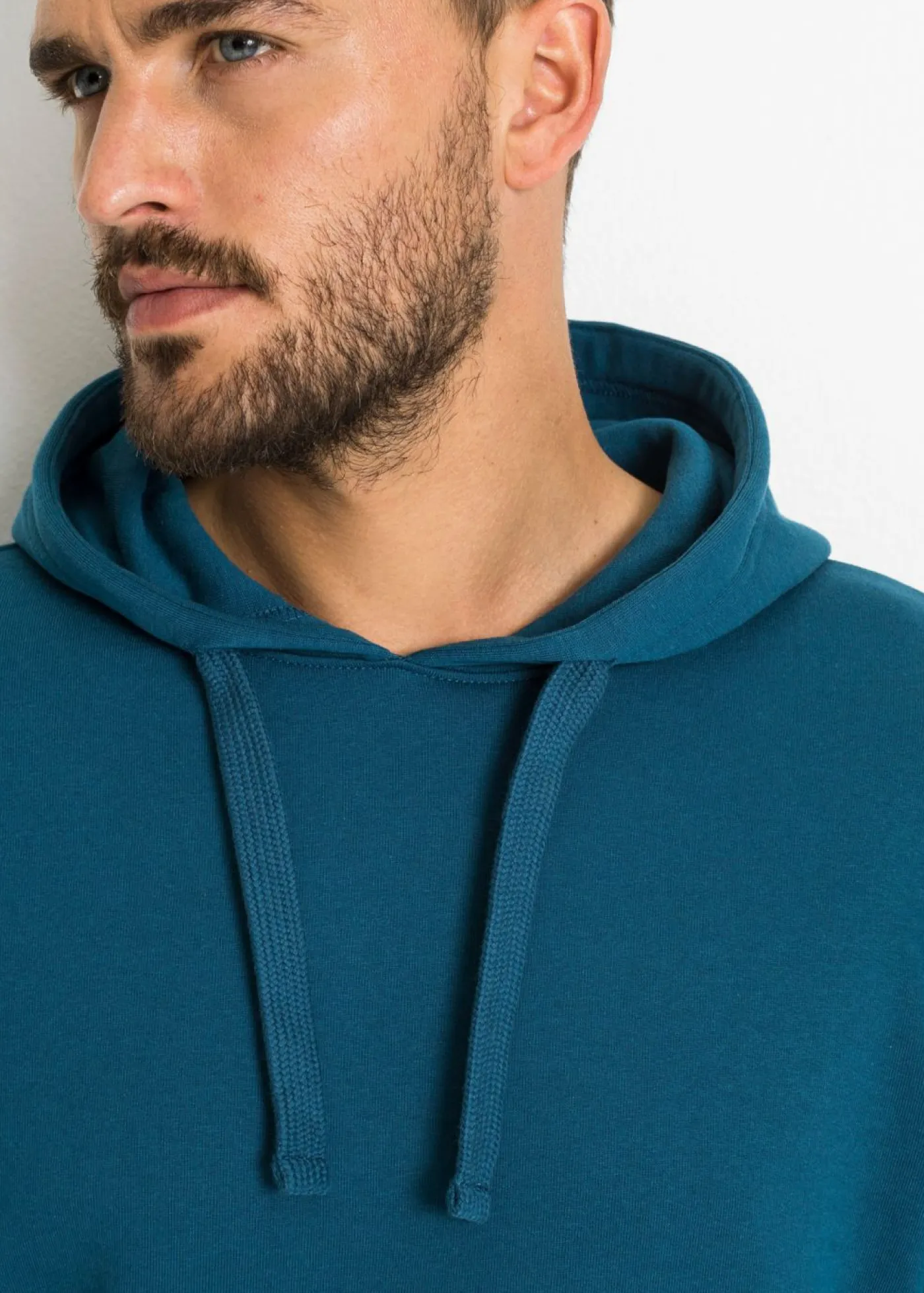 bonprix bonprix Básicos En Rebajas|Ropa Deportiva>Sudadera con capucha regular fit Petróleo azul