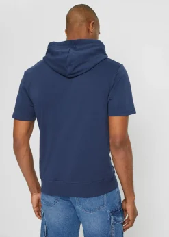 Hombre bonprix bonprix Sudadera con capucha y manga corta