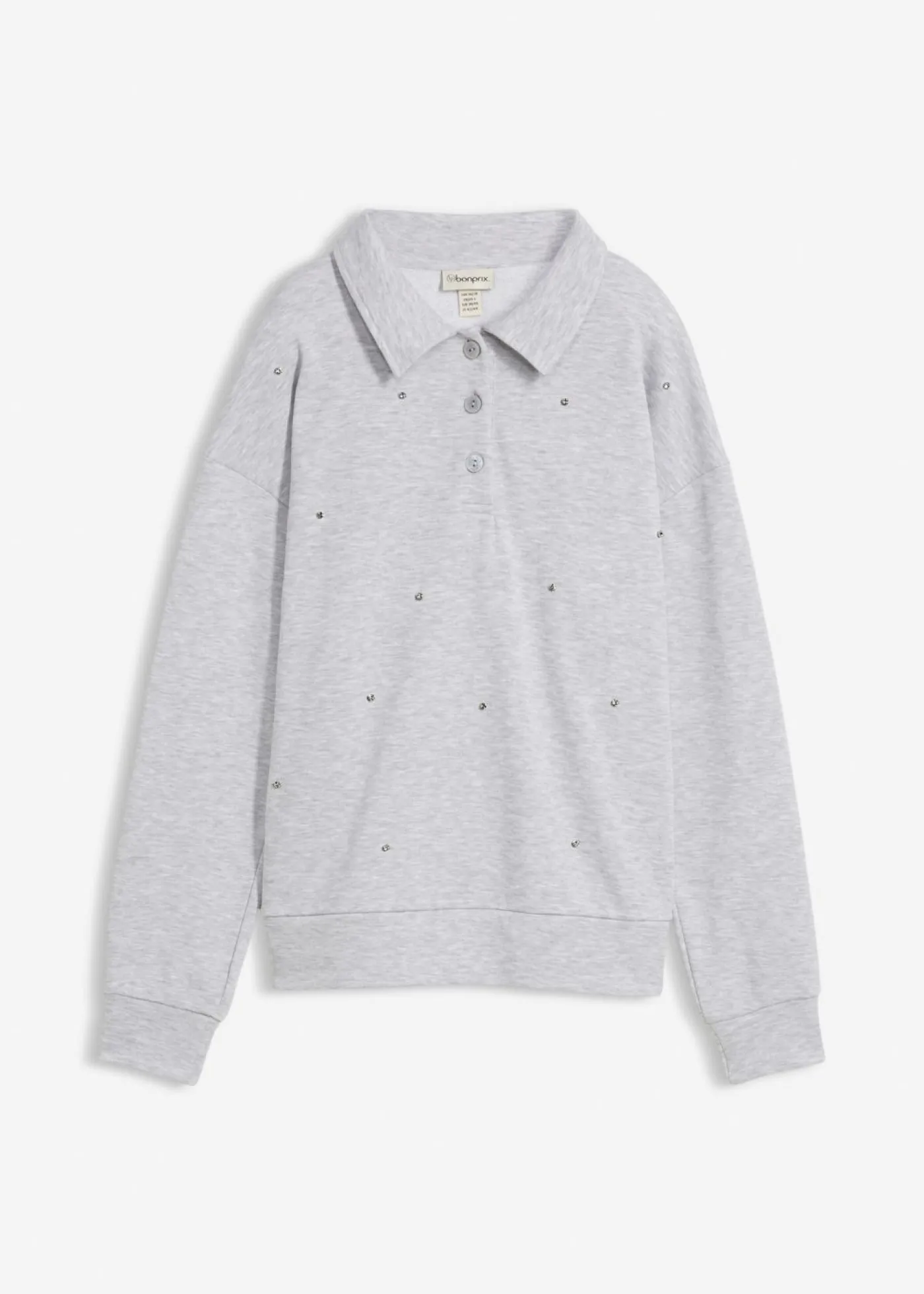 Mujer bonprix bonprix Sudadera con tachuelas