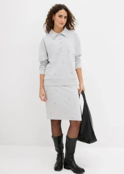 Mujer bonprix bonprix Sudadera con tachuelas