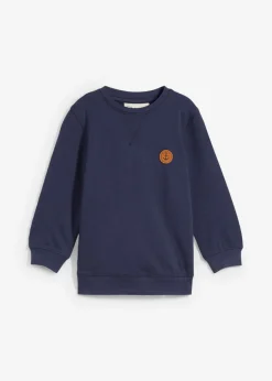 bonprix bonprix Ropa 2 A 9 Años·Sudaderas Y Jerséis>Sudadera de algodón orgánico puro Azul marino