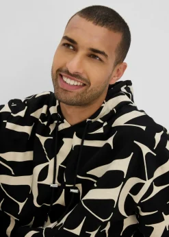 Hombre bonprix bonprix Sudadera de algodón orgánico con corte holgado y capucha