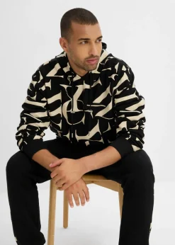 Hombre bonprix bonprix Sudadera de algodón orgánico con corte holgado y capucha