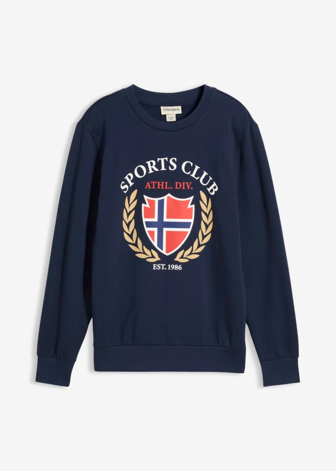 Hombre bonprix bonprix Sudadera de algodón puro