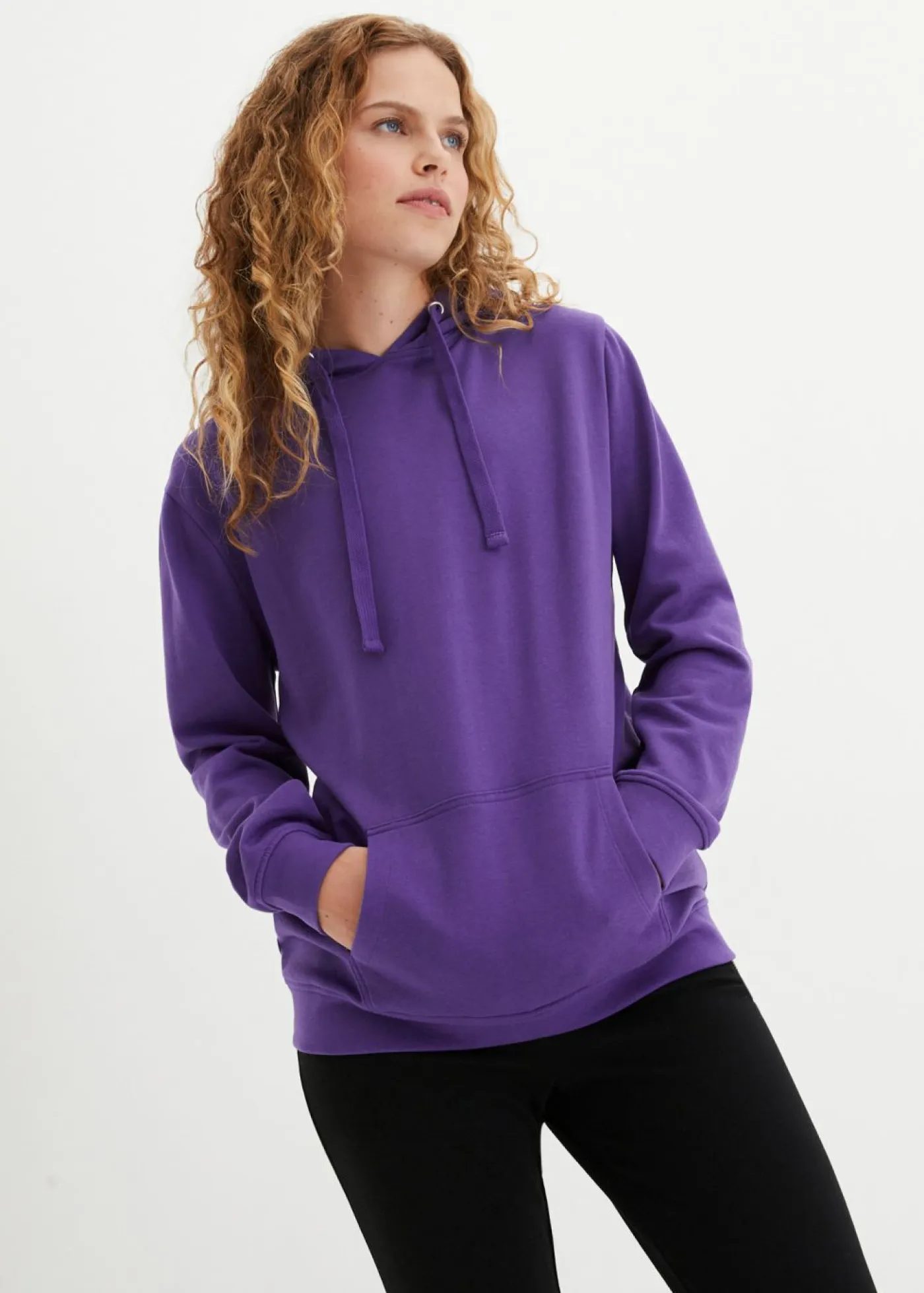 bonprix bonprix Básicos|Ropa Cómoda>Sudadera de felpa suave Lila