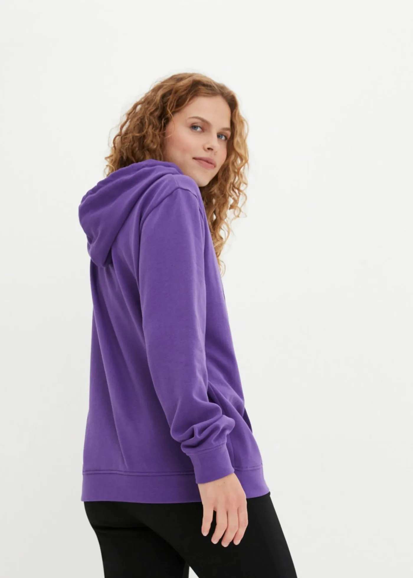bonprix bonprix Básicos|Ropa Cómoda>Sudadera de felpa suave Lila