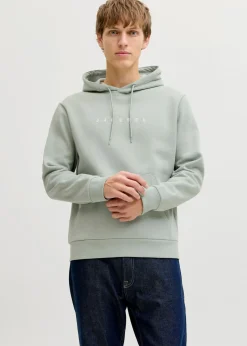 bonprix JJ REBEL Chándals>Sudadera de JJ REBEL con capucha y corte holgado Verde