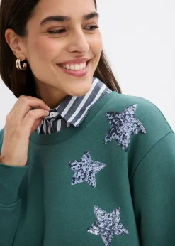 Mujer bonprix bonprix Sudadera de mezcla de algodón