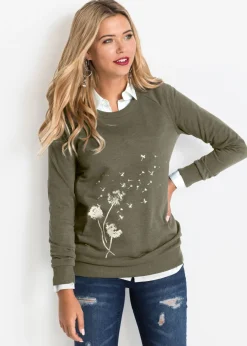 Mujer bonprix bonprix Sudadera de mezcla de algodón