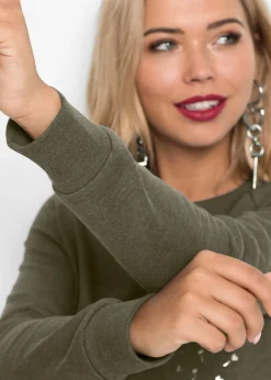 Mujer bonprix bonprix Sudadera de mezcla de algodón