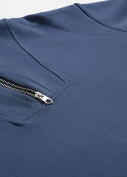 bonprix bonprix Ropa Cómoda>Sudadera de neopreno de mezcla de viscosa suave Azul marino