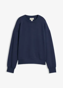 bonprix bonprix Básicos|Ropa Cómoda>Sudadera de neopreno suave Azul marino