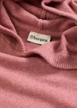 bonprix bonprix Jerséis|Ropa De Punto>Sudadera de punto con capucha baya suave
